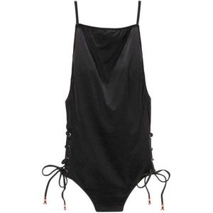 Victoria's Secret Lace Up One-Piece Swimsuit